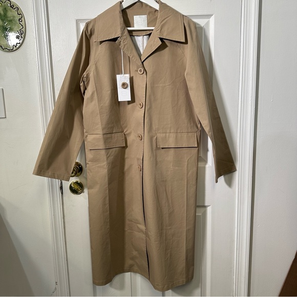 YOOX Jackets & Blazers - 8 by Yoox Trench Coat Size 44
